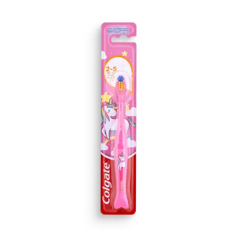 Colgate Toothbrush For Kids - Girls 2-5 Years Extra Soft Pink