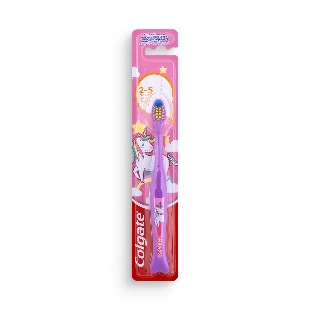 Colgate Toothbrush For Kids - Girls 2-5 Years Extra Soft Violet