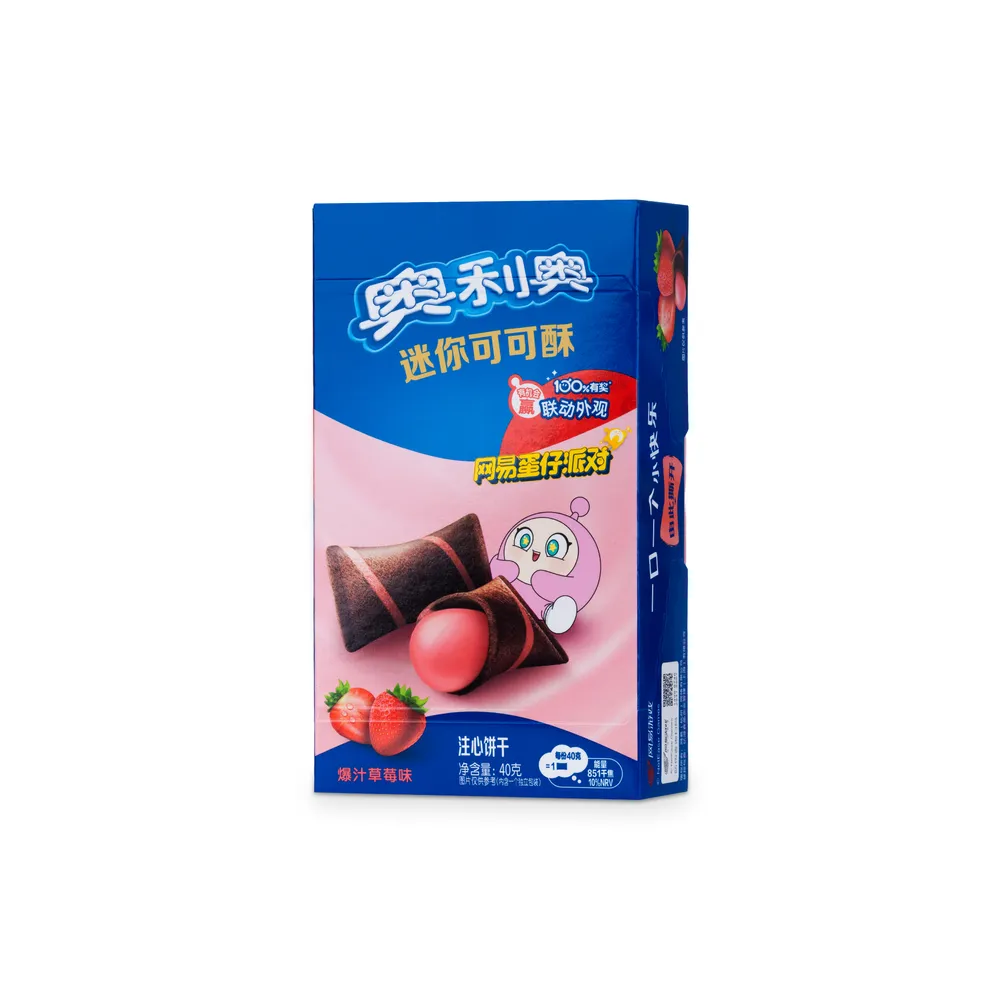 Oreo Crispy Cookies Strawberry 40 G