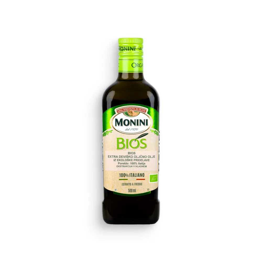Monini Bios Organic Ekstra Deviško Oljčno Olje 500Ml