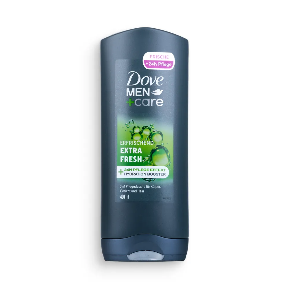 Dove Men+Care Shampoo And Shower Gel 400Ml 3In1 Extra Fresh