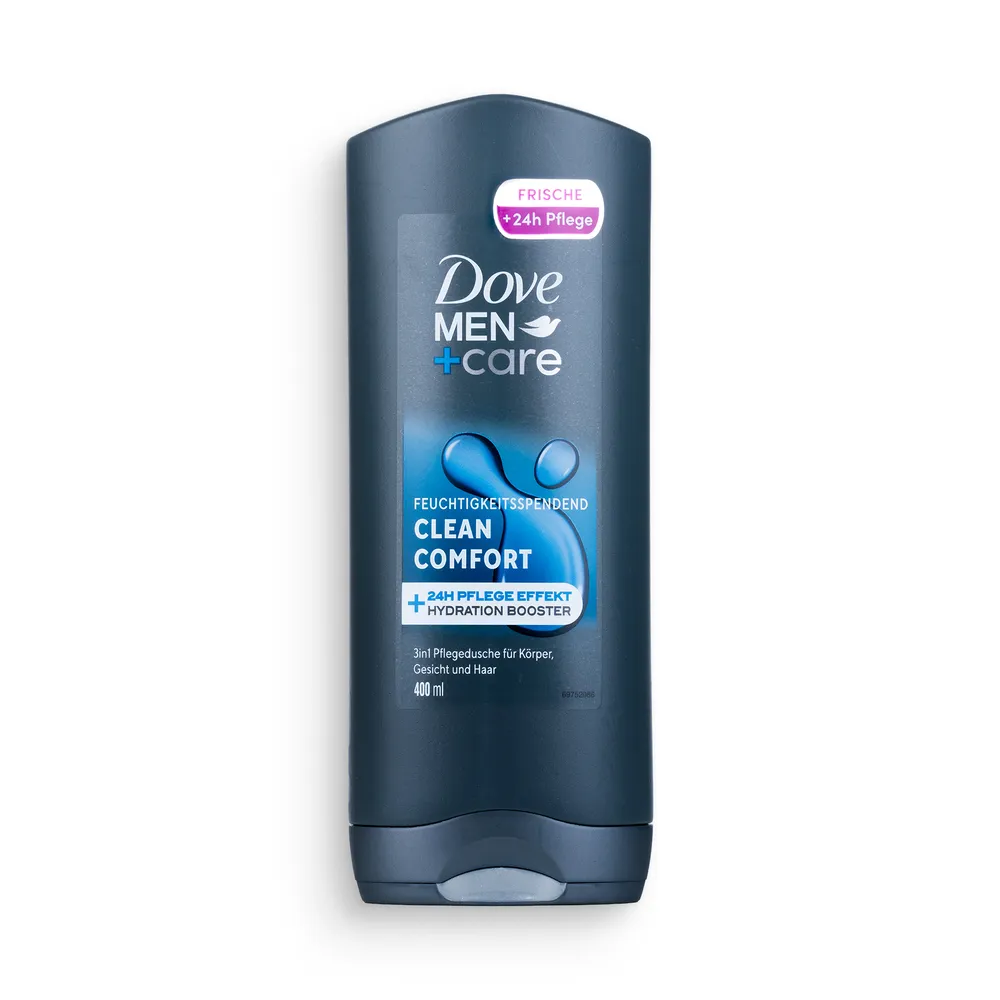 Dove Men+Care Shampoo And Shower Gel 400Ml 3In1 Clean Comfort