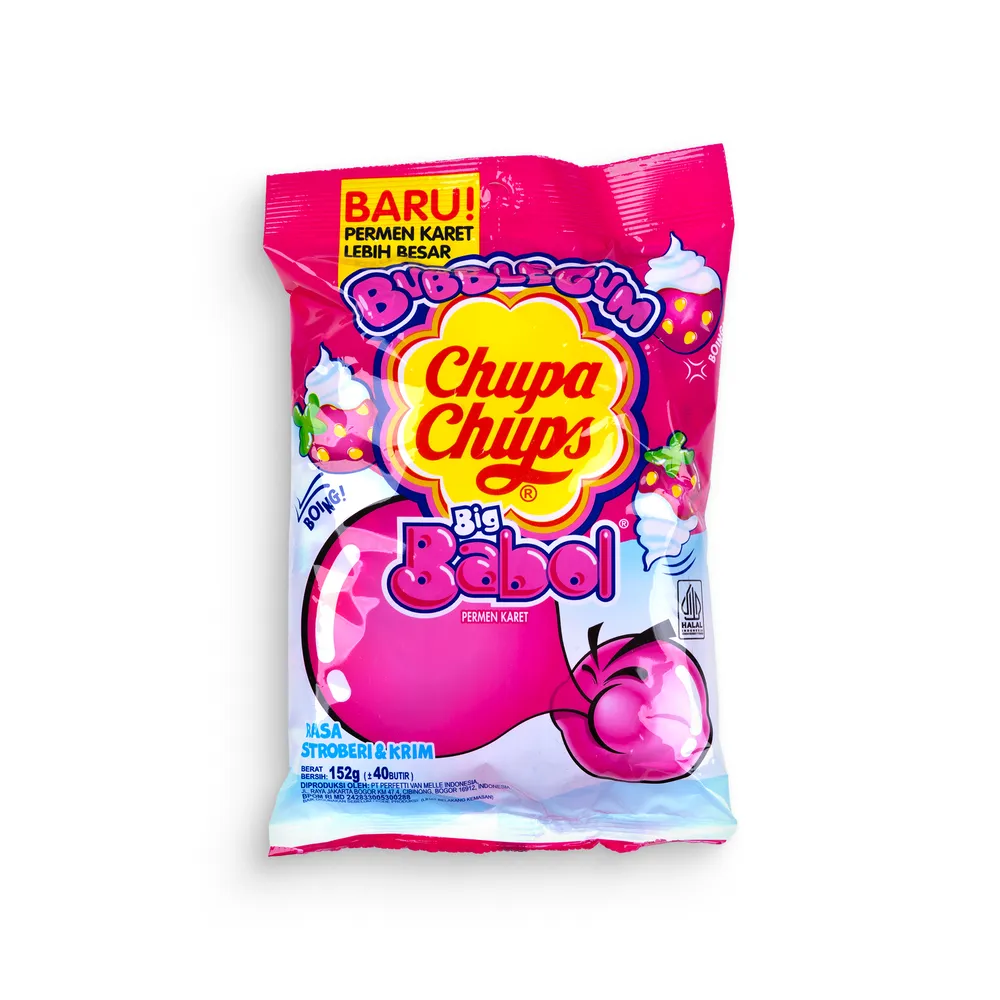 Chupa Chups Big Babol Strawberry 52G