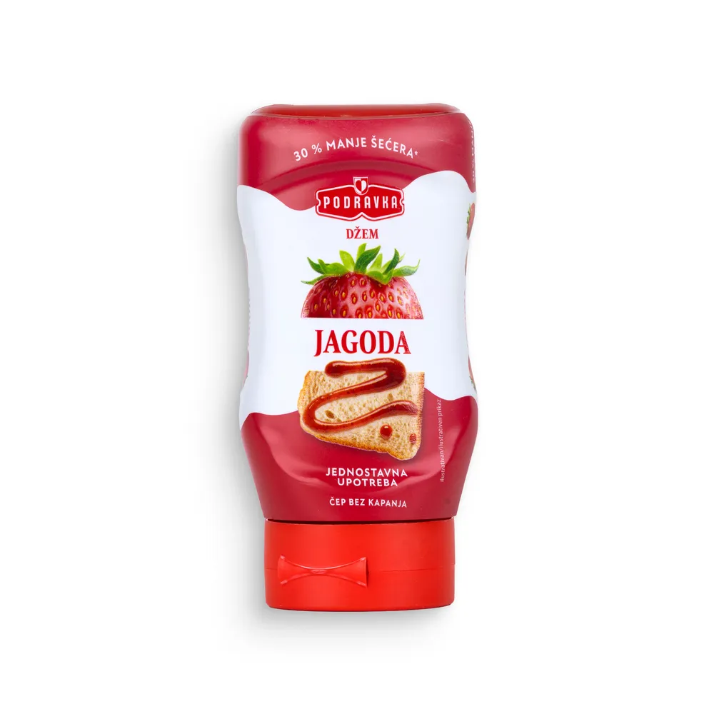 Podravka Squeeze Džem Jagoda 330G
