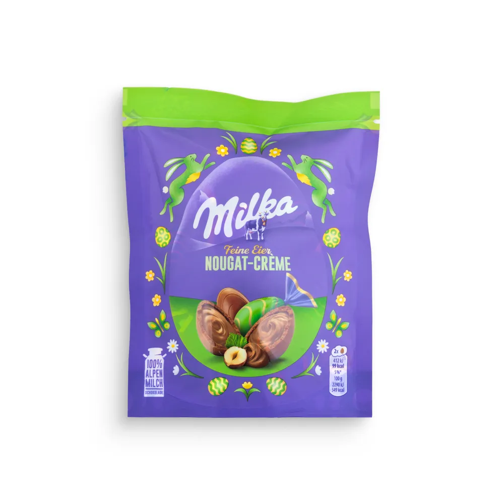 Milka Fine Eggs Nougat Cream 90G
