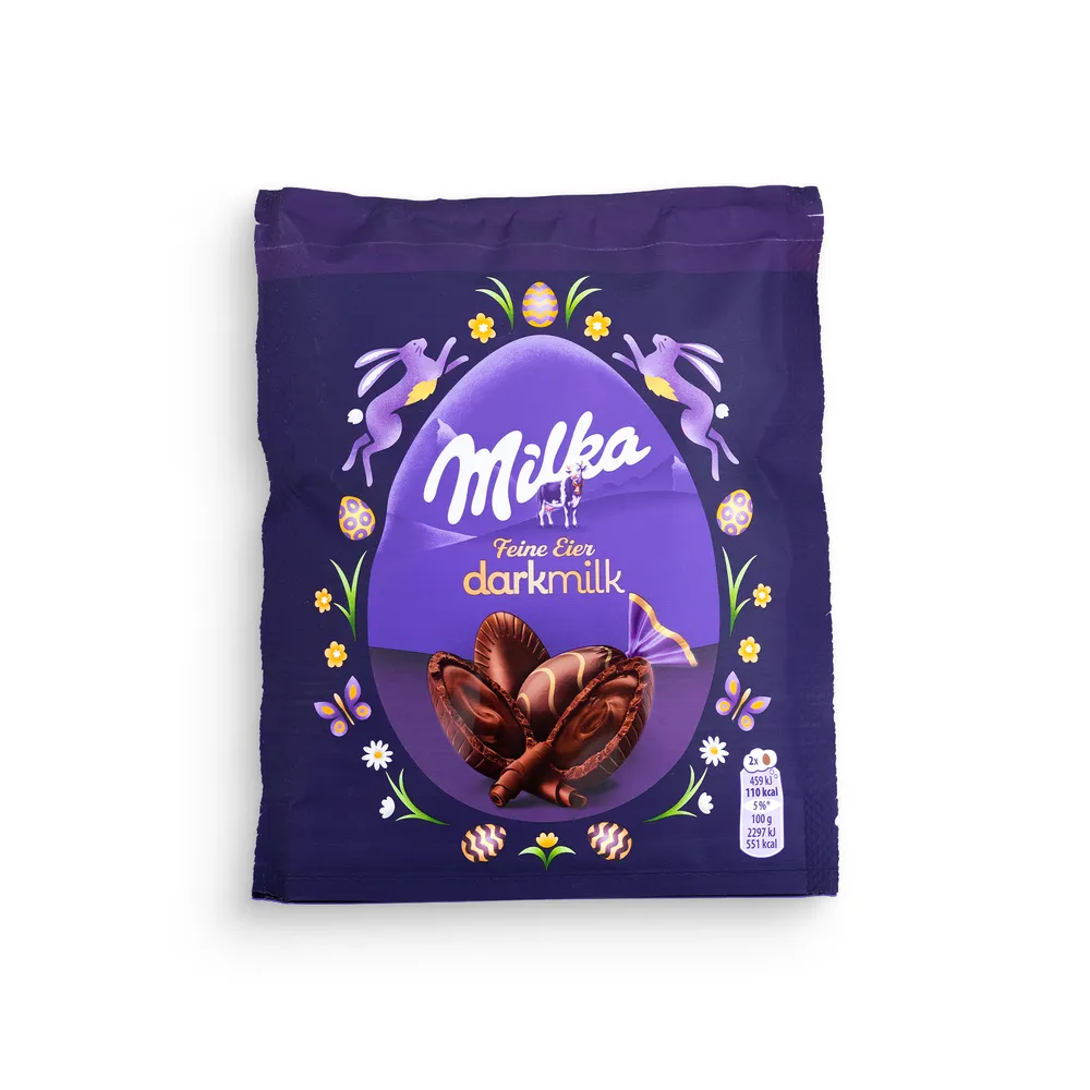 Milka Fine Eggs Dark Milk 90G