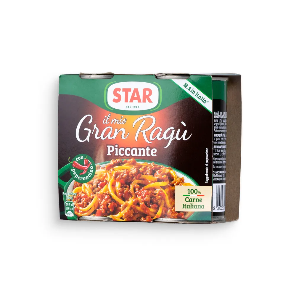Star Piccante Ragu 2X180G