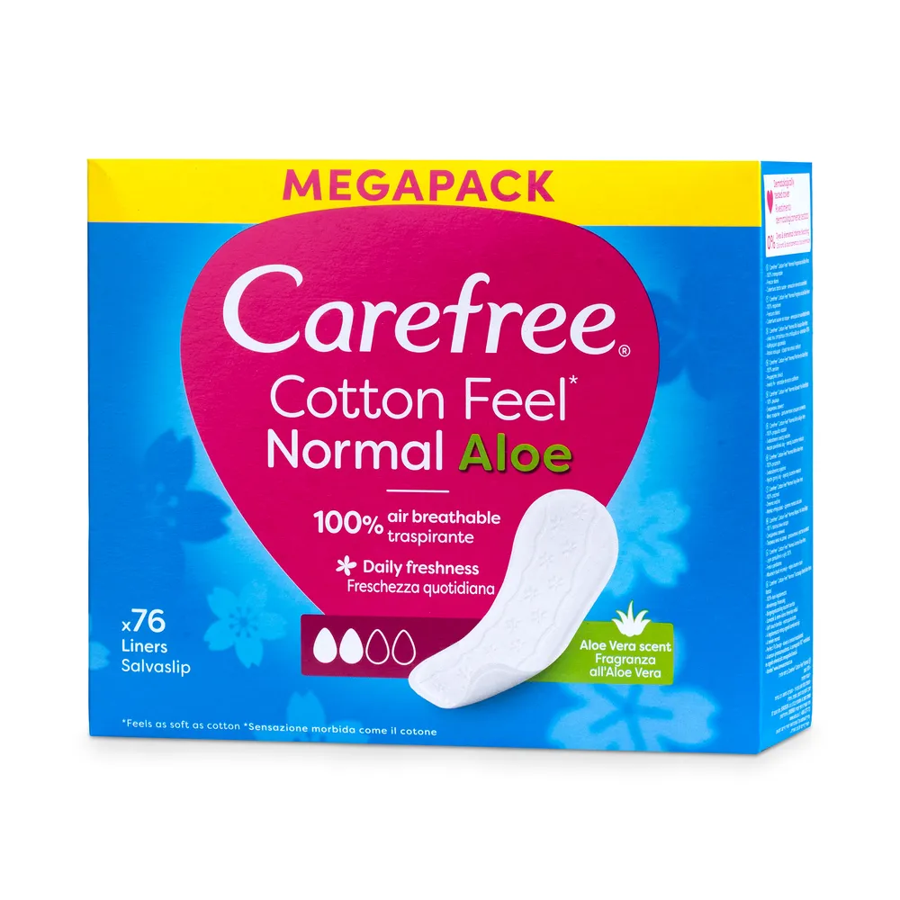 Carefree Cotton Feel Normal Aloe 76/1