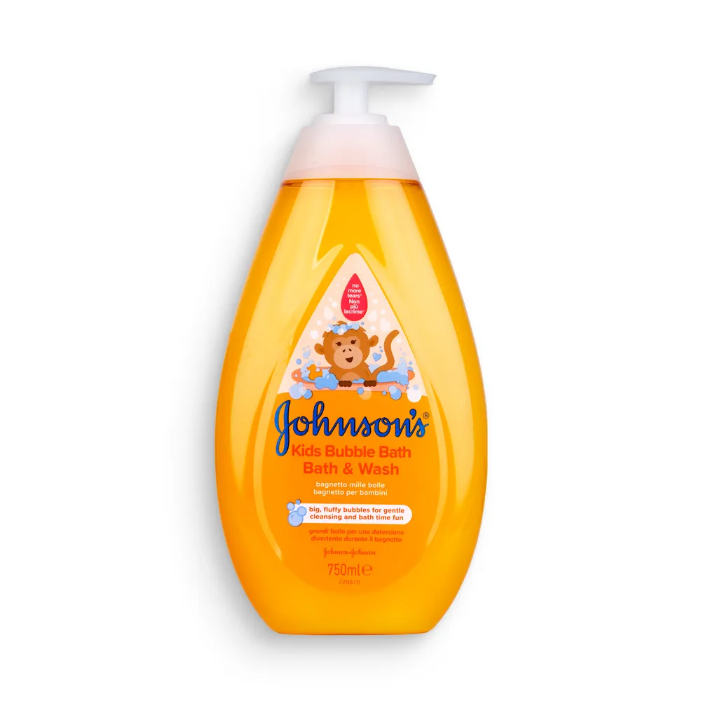 Johnson'S Kids Bubble Bath&Wash 750Ml