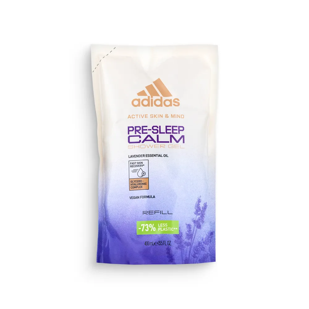 Adidas Shower Gel 400Ml Pre-Sleep Calm Lavender Refill