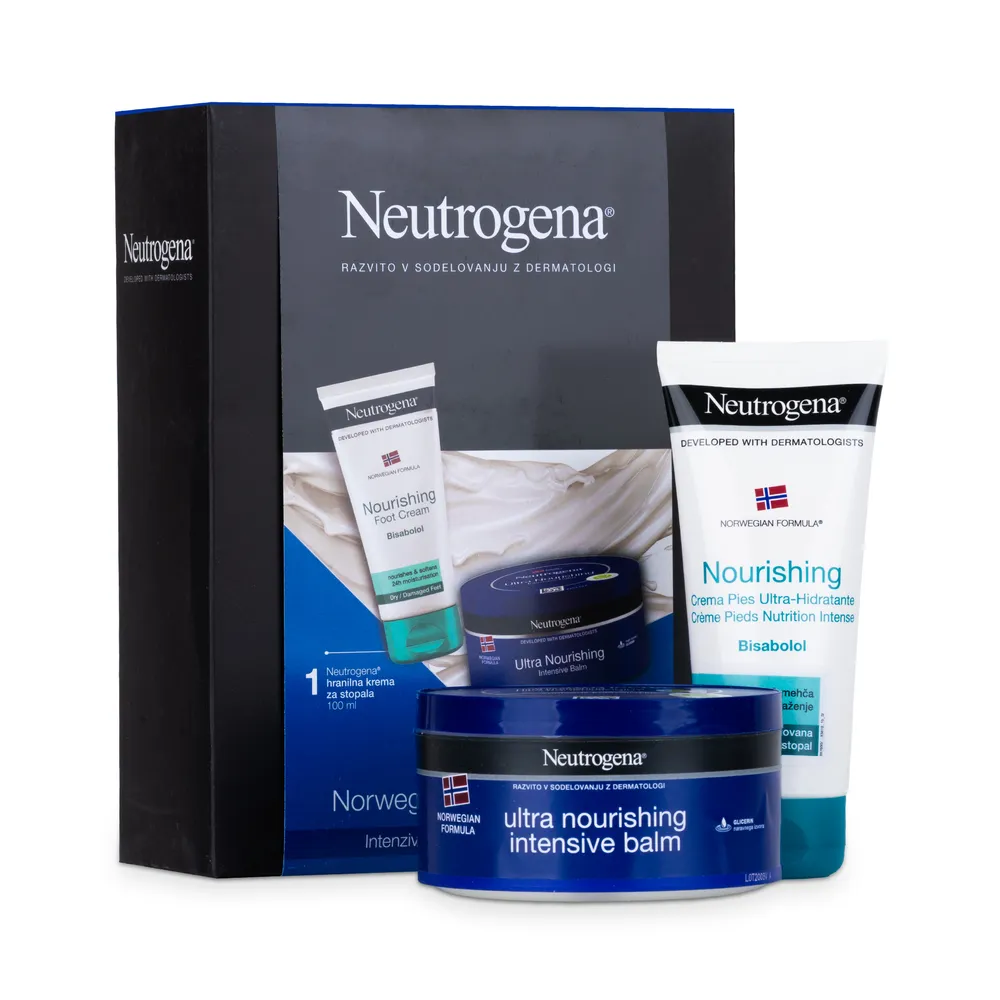 Neutrogena Nourishing Foot Cream 100Ml & Ultra Nourishing Balm 300Ml