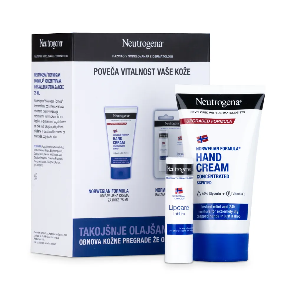 Neutrogena Handcream Scented 75Ml & Lip Balm 4