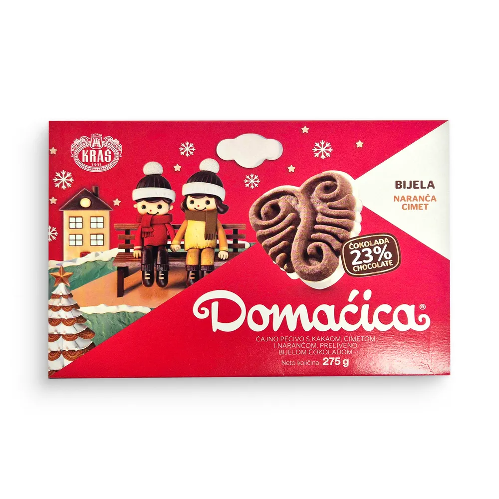 Domačica Z Belo Čokolado, Pomarančo In Cimetom 275G