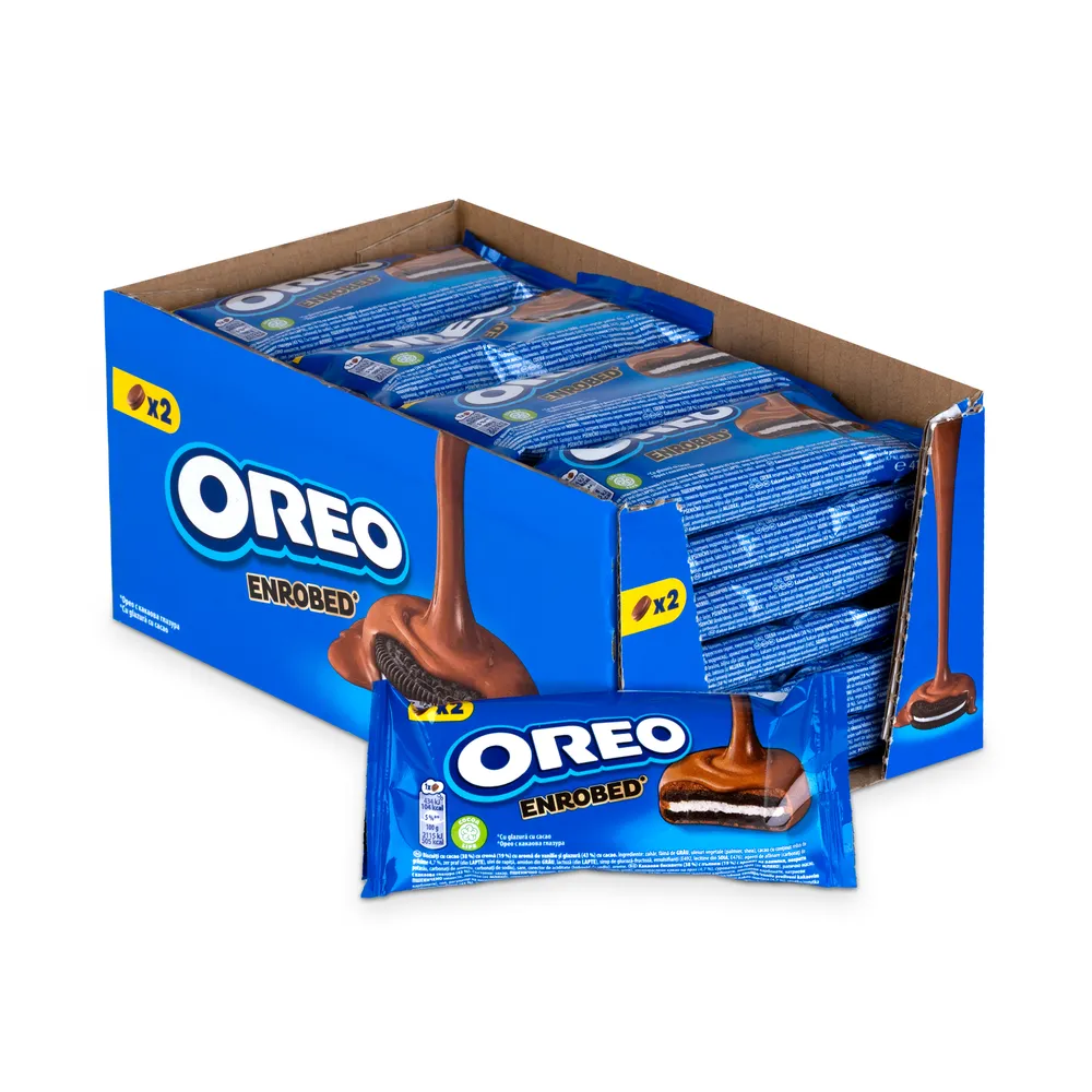 Oreo Enrobed Cookies Milk 41G X 24