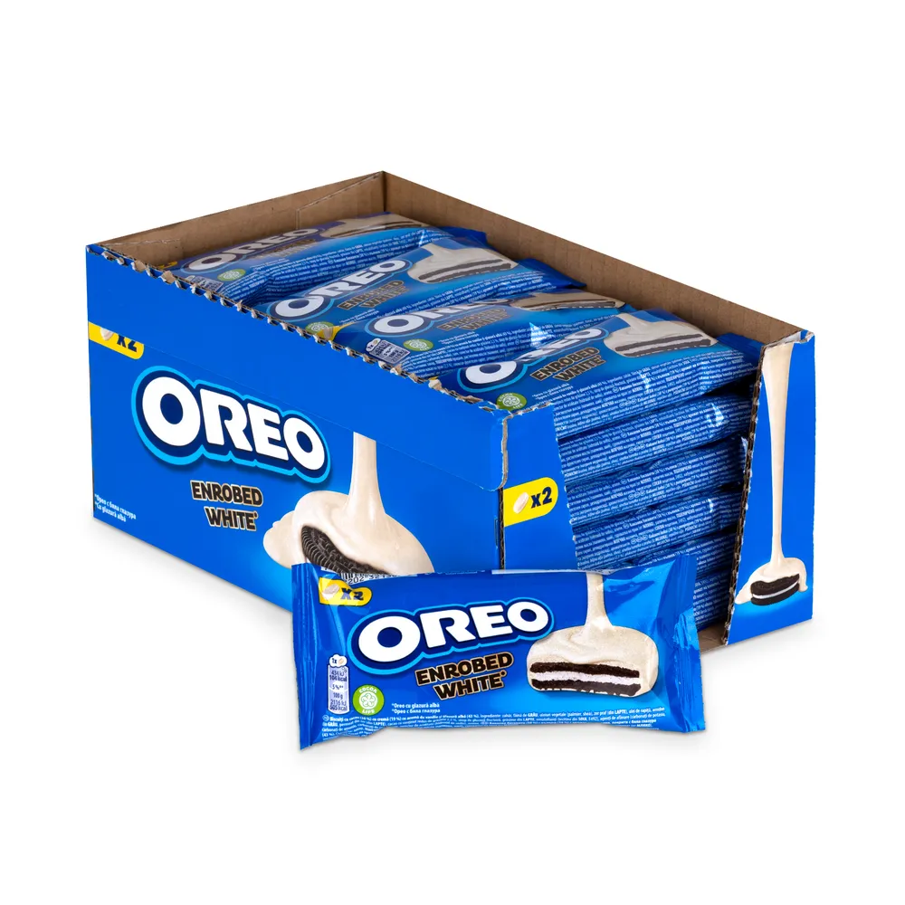 Oreo Enrobed Cookies White 41G X 24