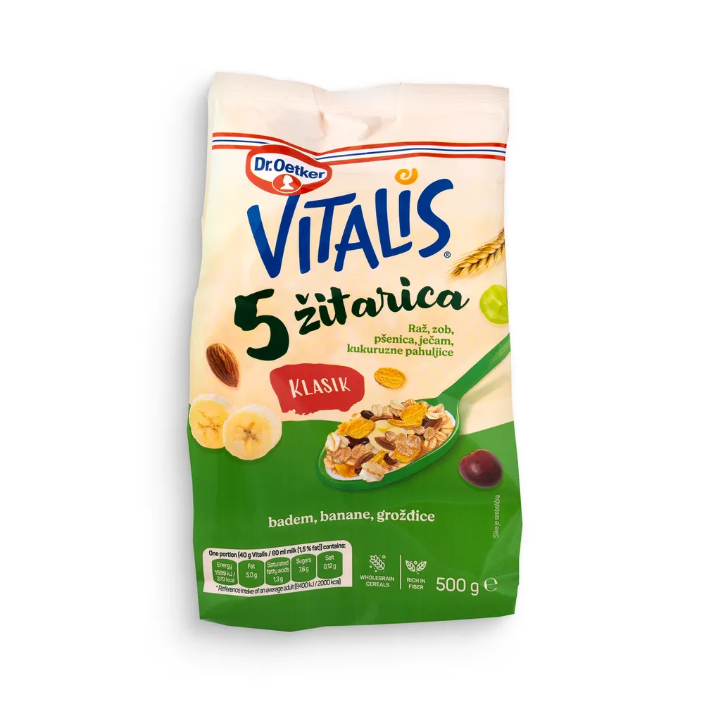 Vitalis 5 Žit Klasik Mix 500G