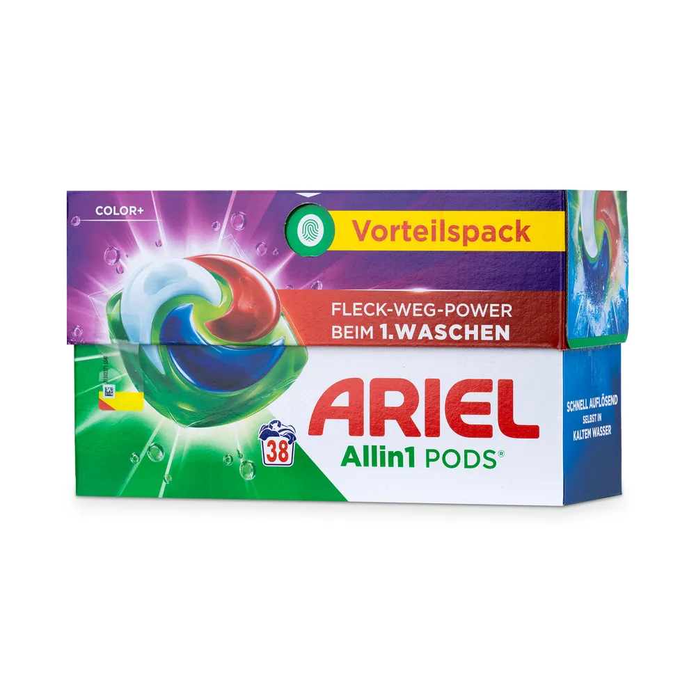 Ariel Washing Caps 38Pcs Color+