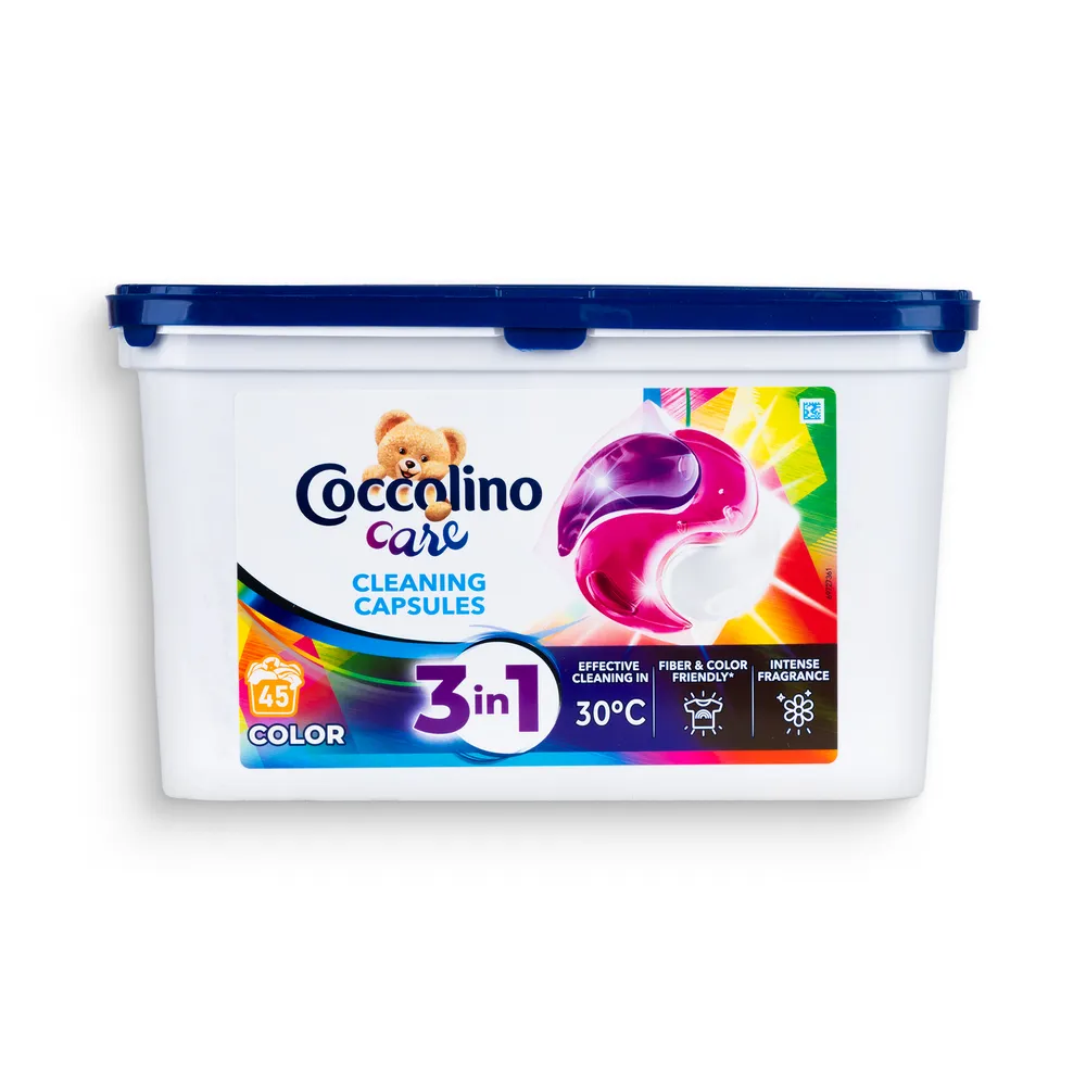 Coccolino Washing Caps 45Pcs 3In1 Color