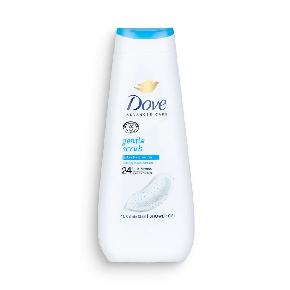 Dove Advanced Care Shower Gel 400Ml Gentle Scrub