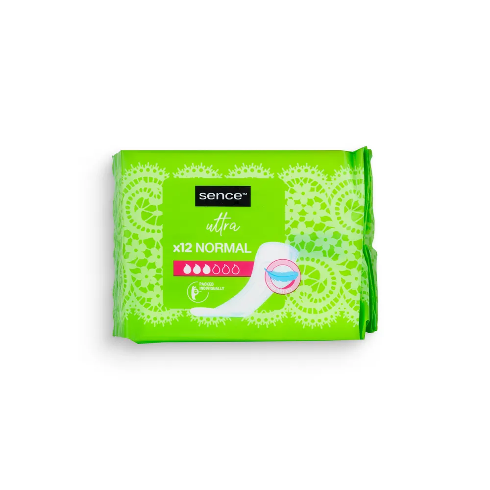 Sence Sanitary Towels 12Pcs Normal Without Wings