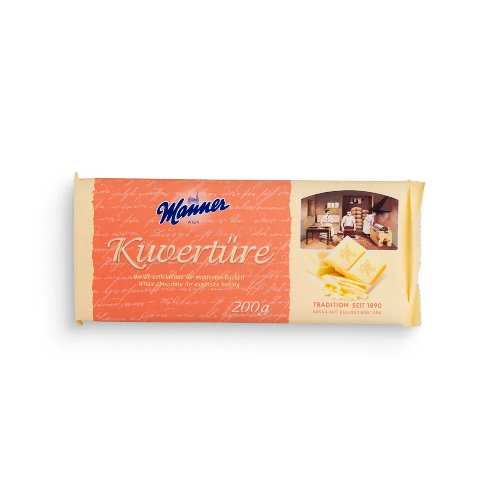 Manner White Chocolate For Exquisite Baking 200G