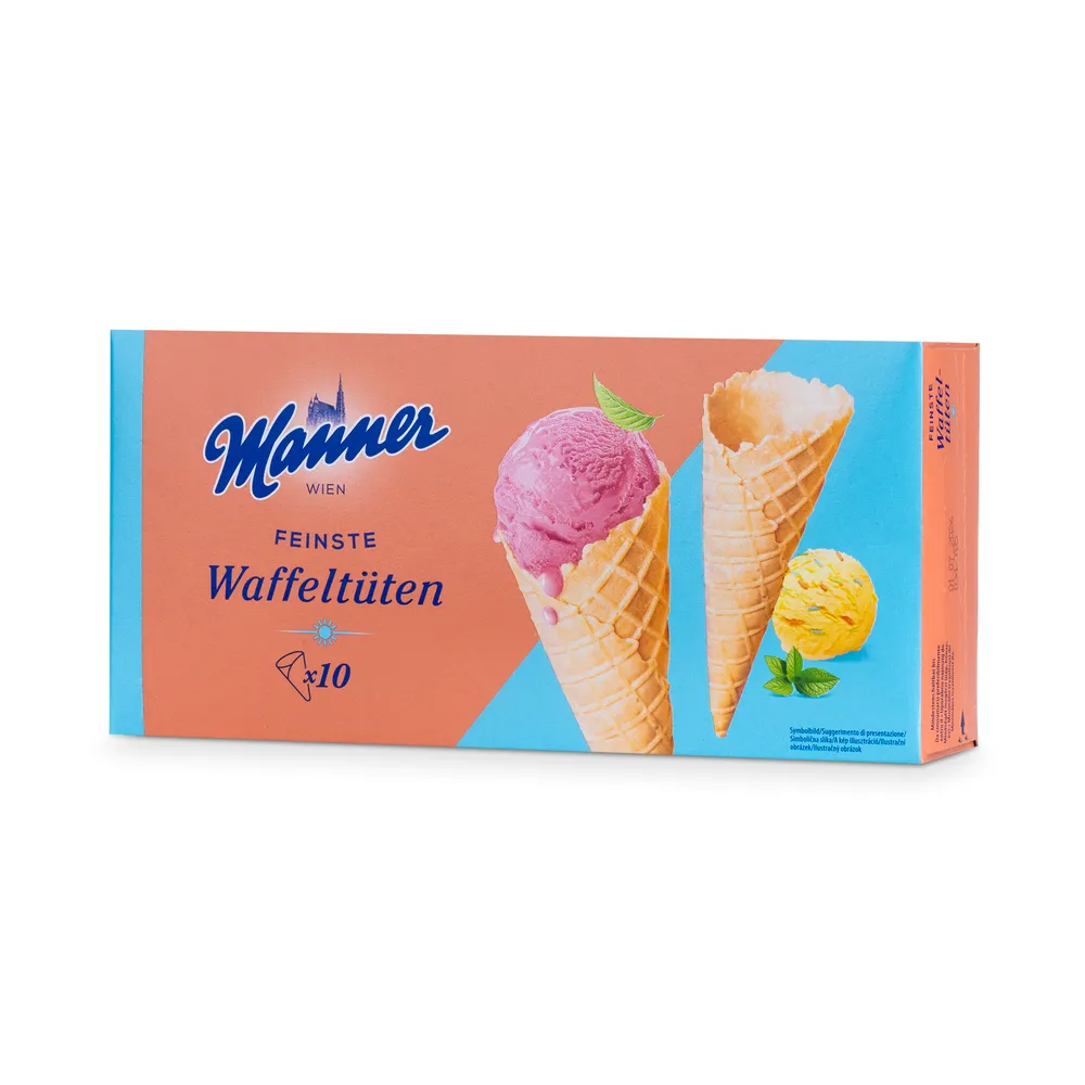 Manner Finest Waffle Cones 125G