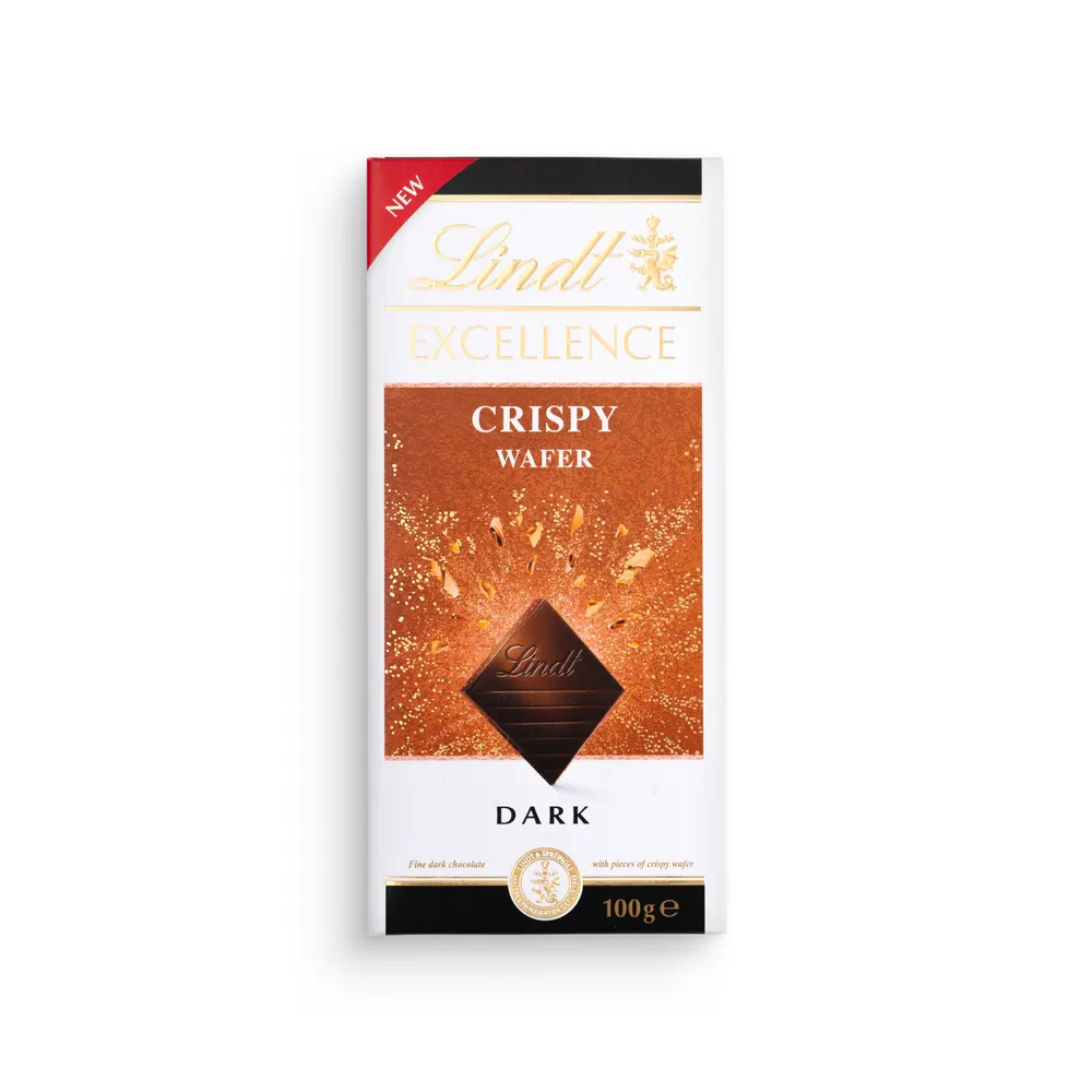 Lindt Excellence Crispy Wafer Dark 100G