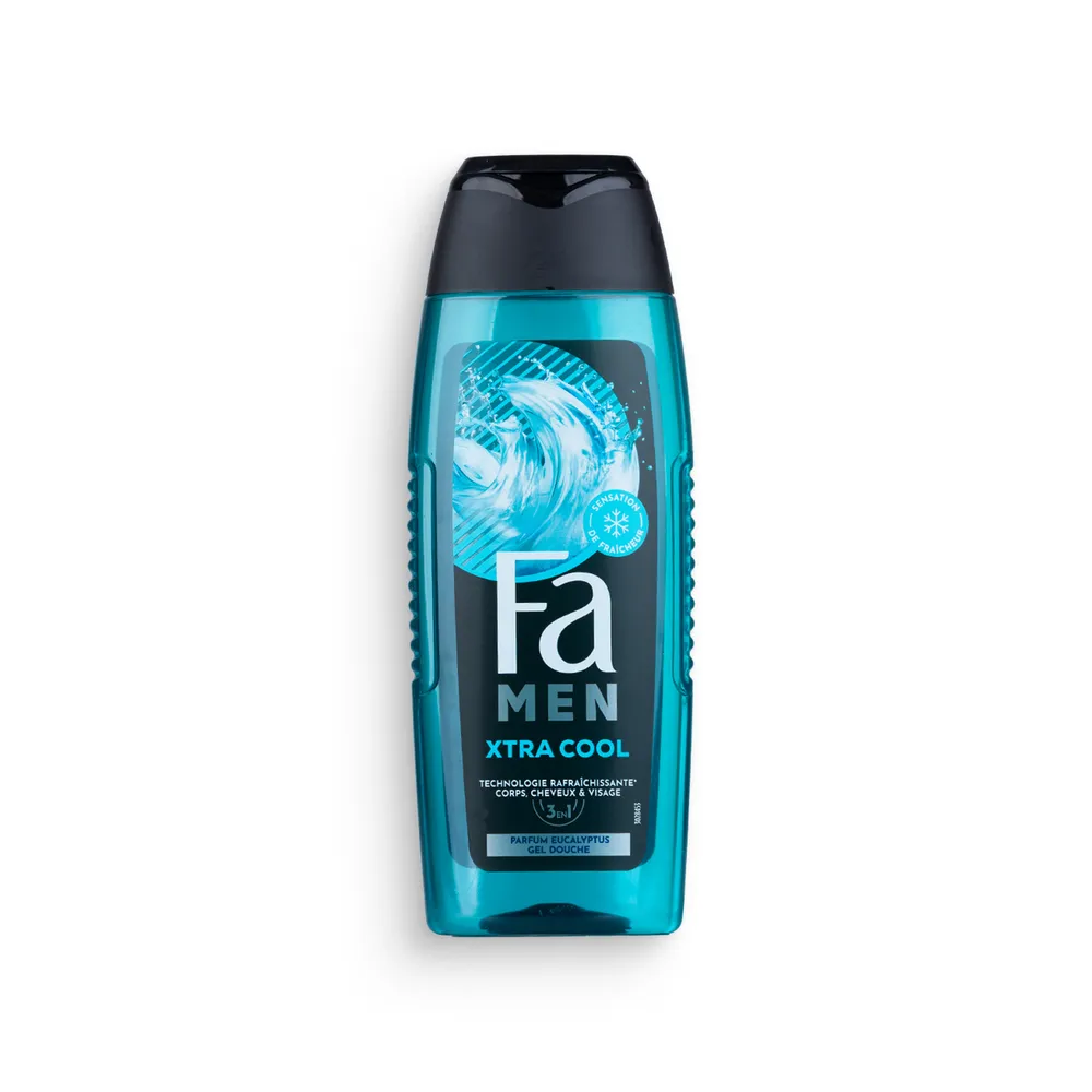Fa Shampoo And Shower Gel 250Ml 3In1 For Men Extreme Cool