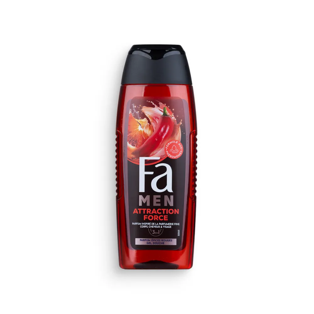 Fa Shower Gel 250Ml 3In1 For Men Attraction Force
