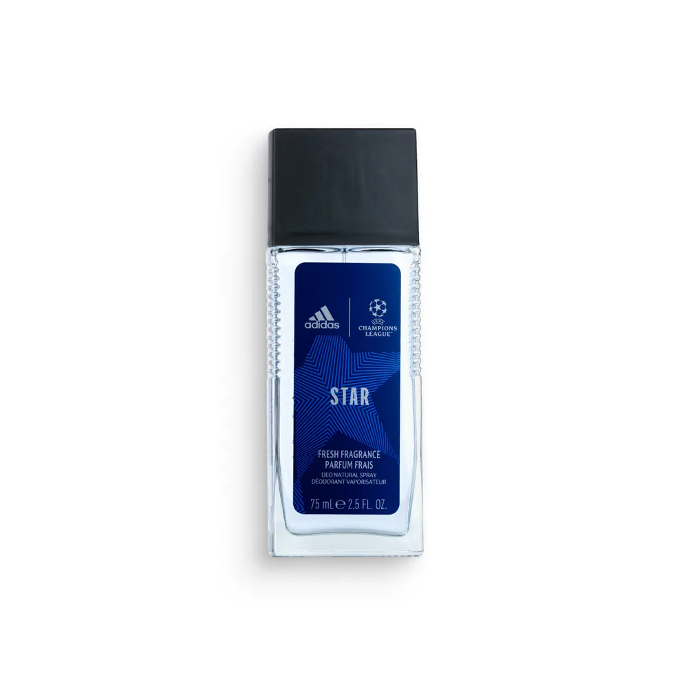 Adidas Deo Spray 75Ml Pump Uefa Champions League Star