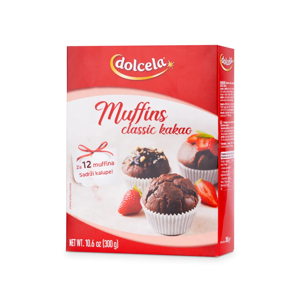 Dolcela Muffins Classic Kakav 300G