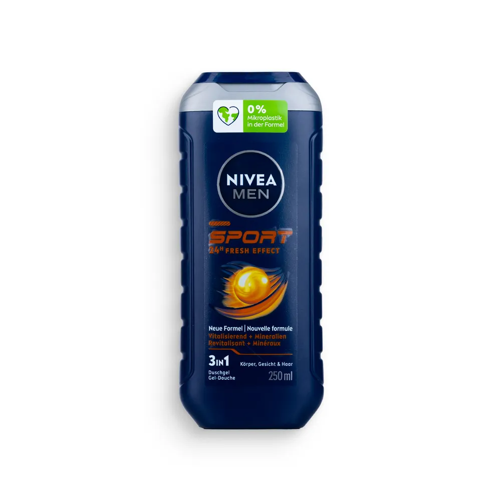 Nivea Shampoo And Shower Gel 250Ml 3In1 For Men Sport