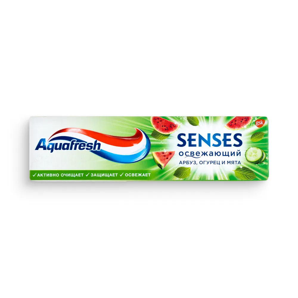 Aquafresh Zobna Pasta Senses Watermelon 75Ml