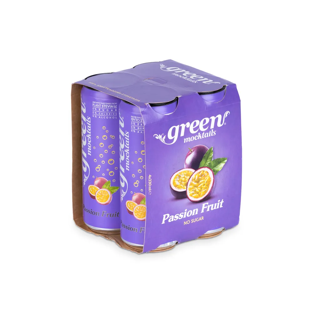Green Mocktails Passion Fruit 4 X 330Ml