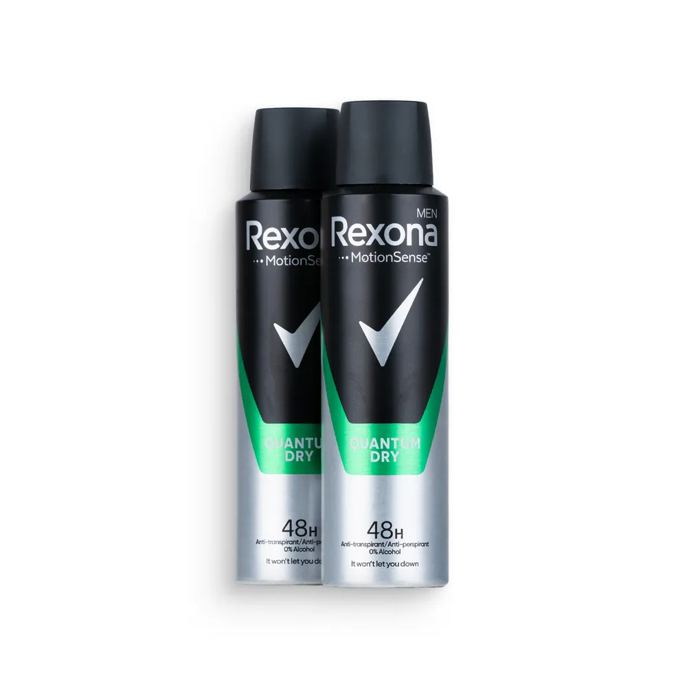 Rexona Motionsense Deo Spray Quantum Dry 2X150 Ml