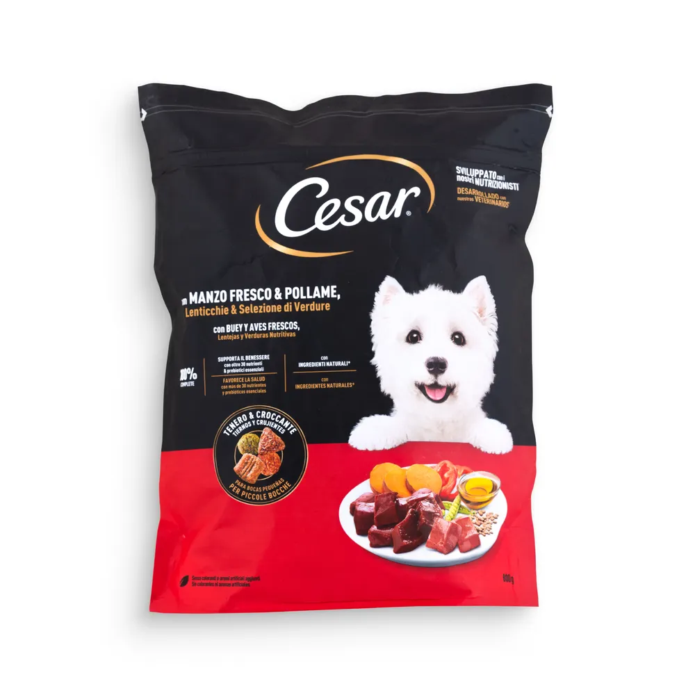 Cesar Dog Dry Food Veal And Vegetable 800G