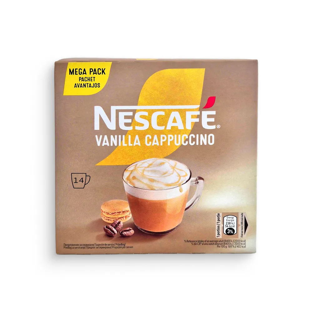 Nescafe Cappucino Vanilla 14X14G