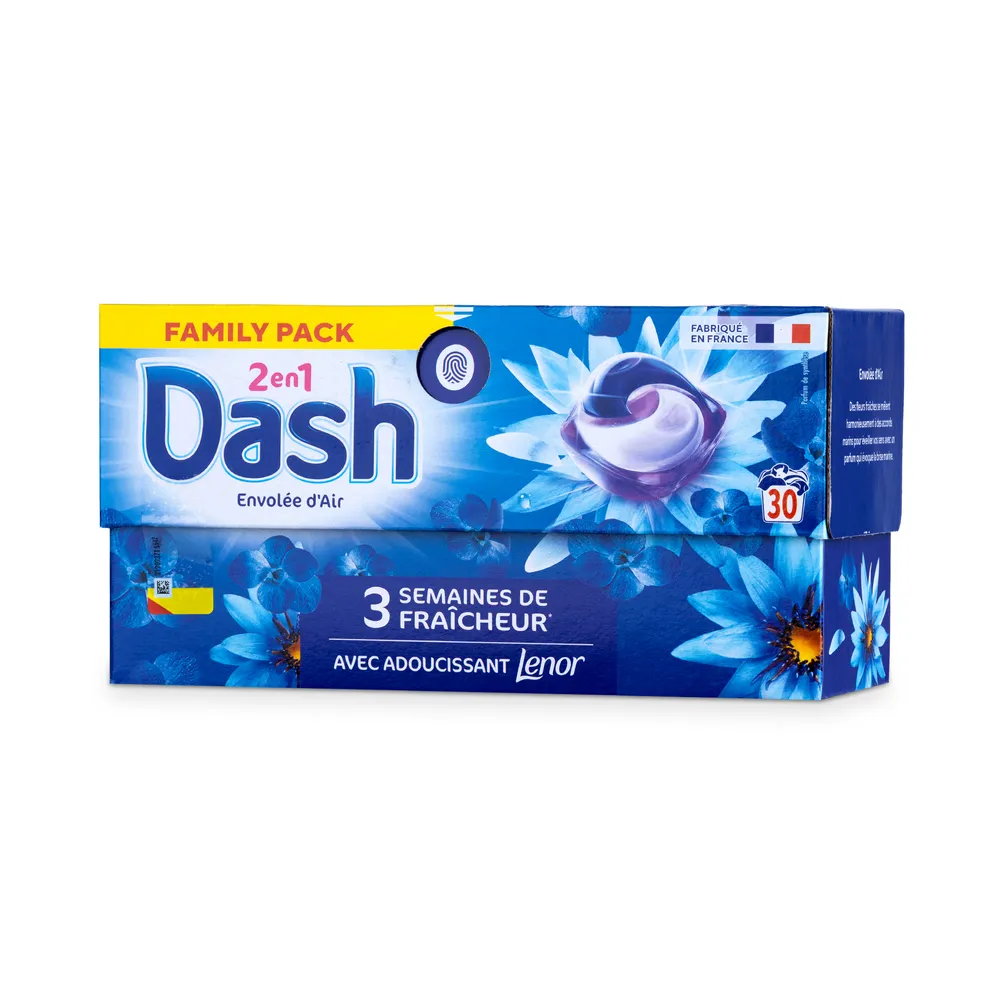 Dash Washing Caps 30Pcs 2In1 Breath Of Fresh Air
