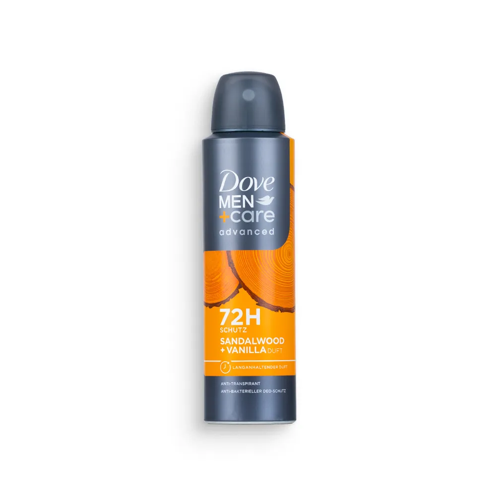 Dove Men+Care Advanced Deo Spray 150Ml Sandalwood&Vanilla
