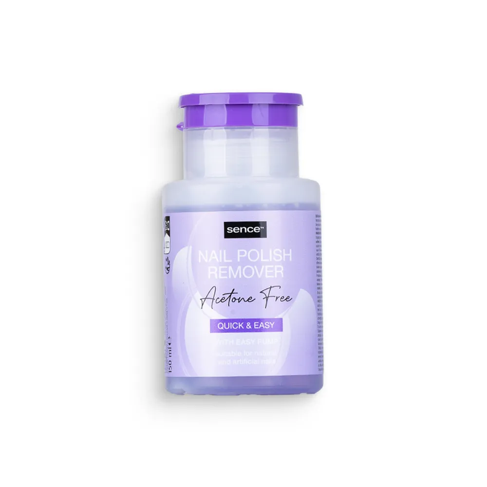 Sence Nail Polish Remover 150Ml Pump Acetone Free Basic