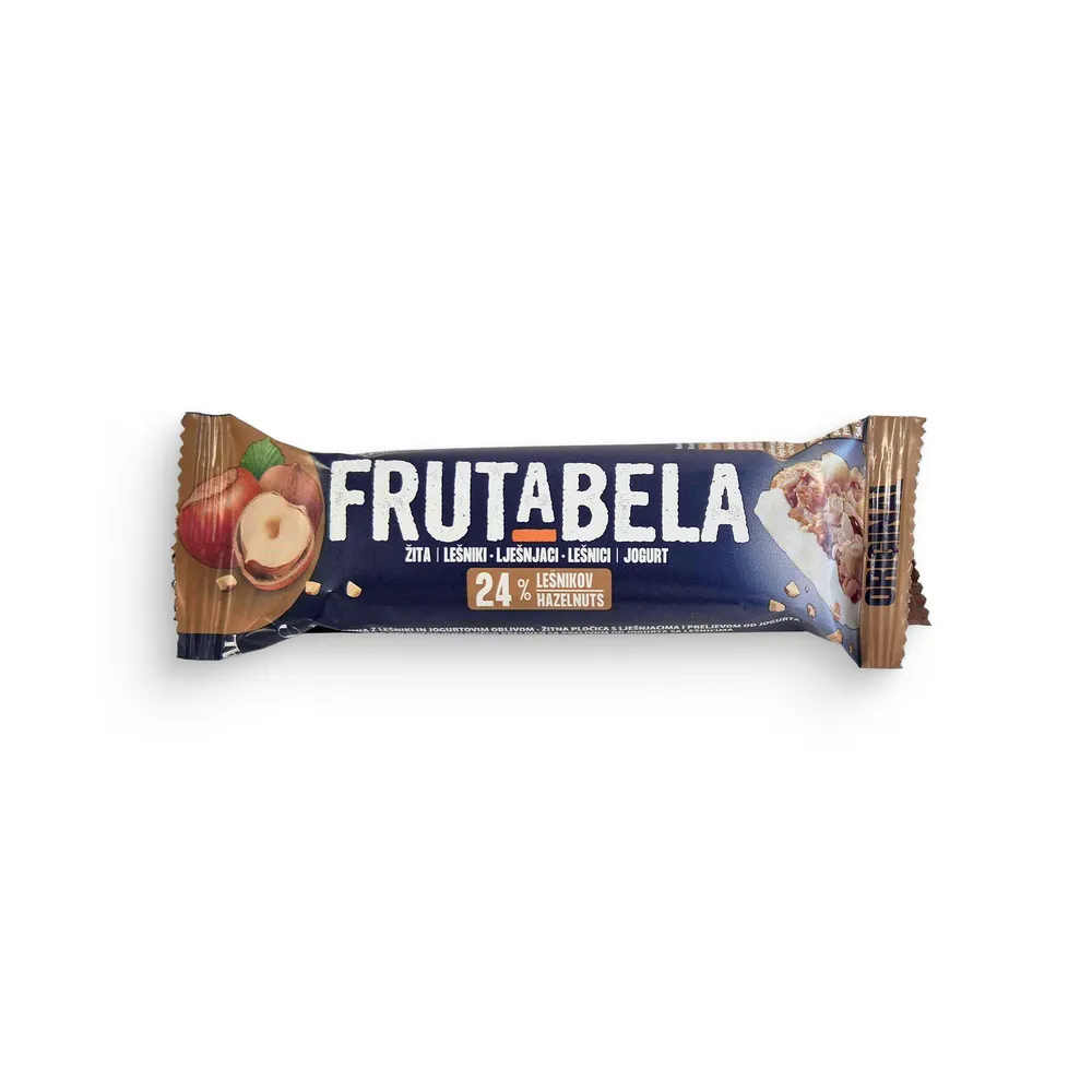Frutabela Žitna Ploščica Z Okusom Lešnika In Jogurta 30G