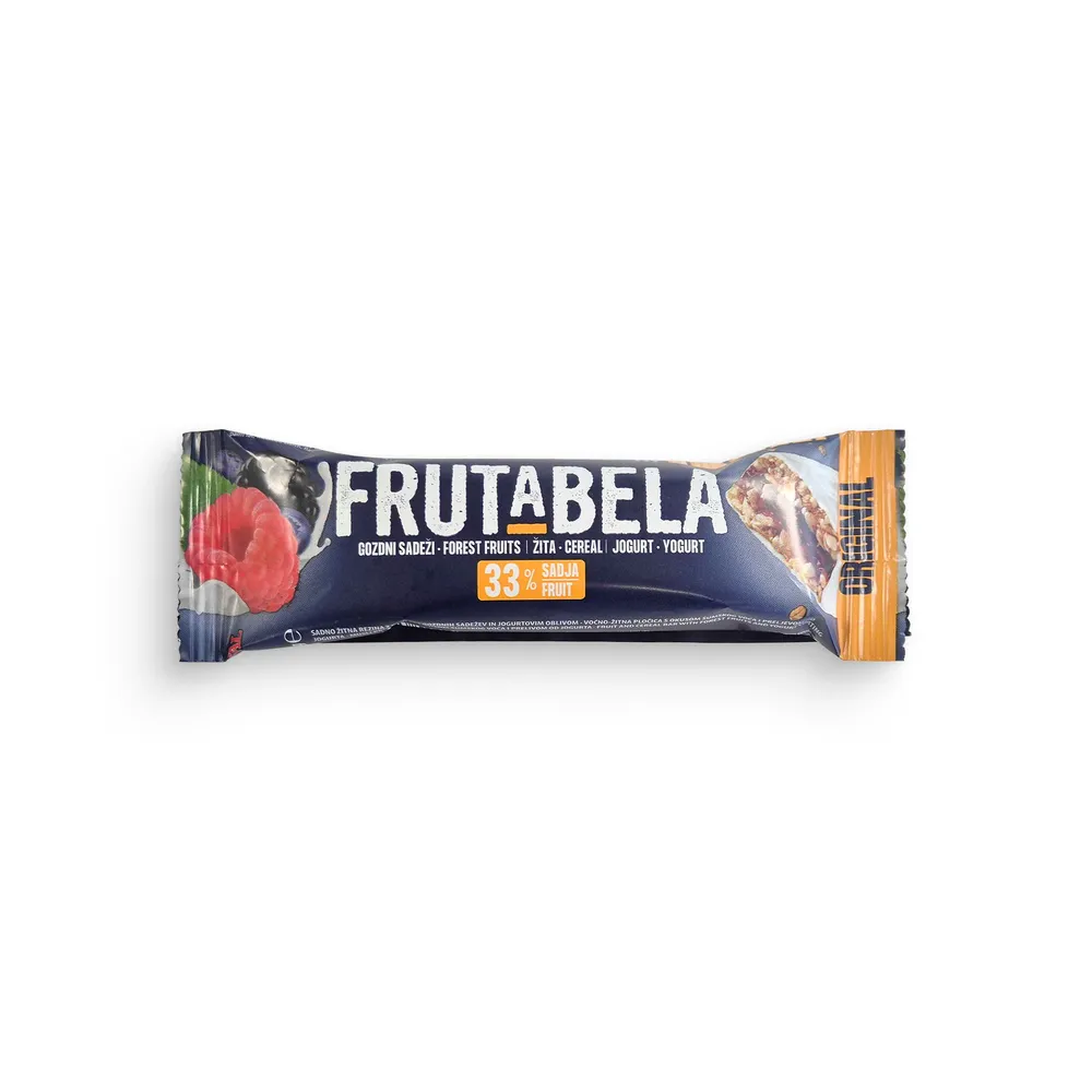 Frutabela Žitna Ploščica Z Okusom Gozdnih Sadežev In Jogurta 30G