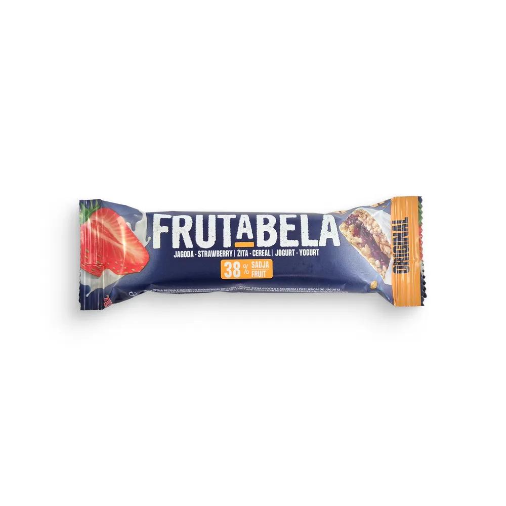Frutabela Žitna Ploščica Z Okusom Jagode In Jogurta 30G