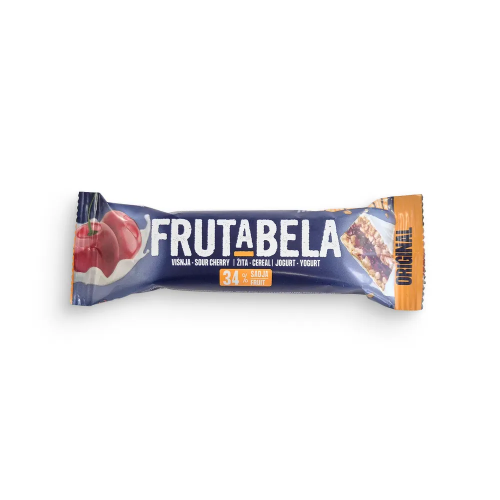 Frutabela Žitna Ploščica Z Okusom Višnje In Jogurta 30G
