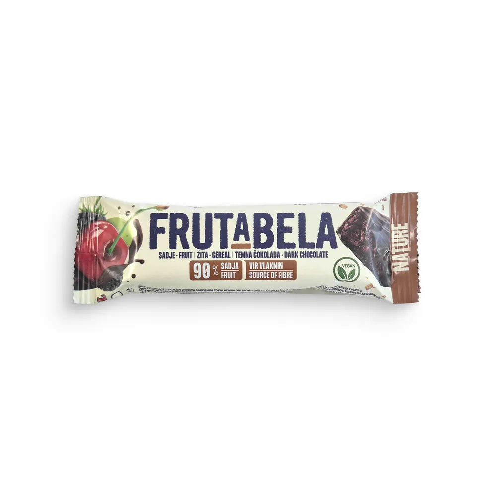 Frutabela Žitna Ploščica 7 Sadežev In Čokoladnim Oblivom 35G