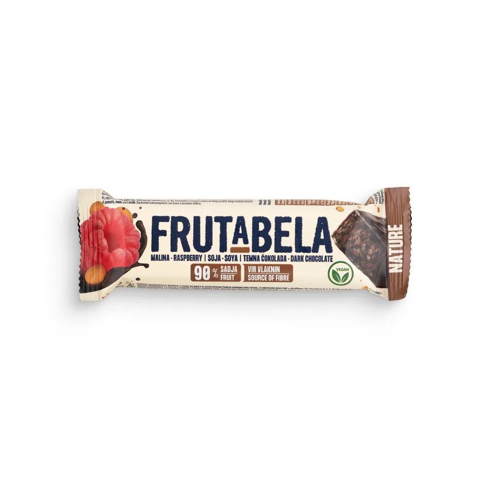 Frutabela Žitna Ploščica S Sojo In Z Okusom Maline 35G
