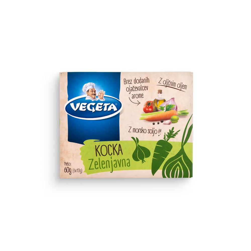 Vegeta Zelenjavna Kocka 60G