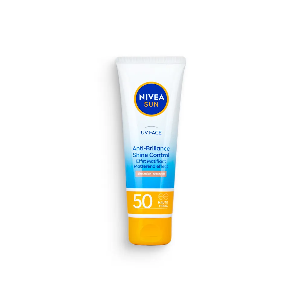 Nivea Sun Uv Face Anti-Shine Medium Tint Spf 50 50Ml