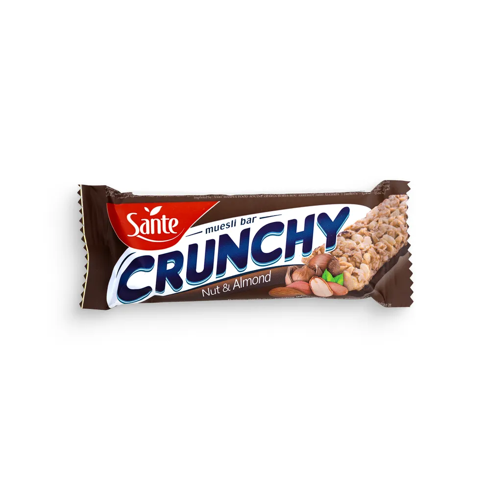 Sante Crunchy Nut & Almond Muesli Bar 40G