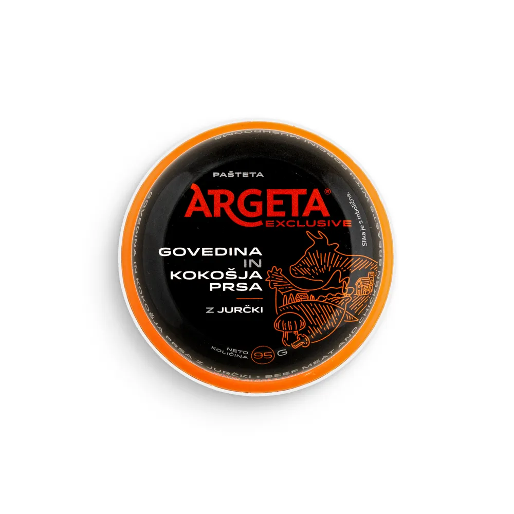 Argeta Exclusive Pašteta Z Jurčki 95G